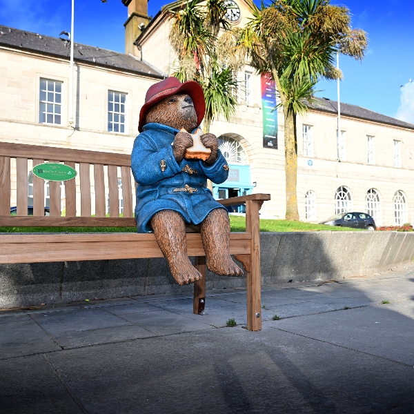 Studiocanal Unveils Bear-Y Special Statue In Newtownards As Part