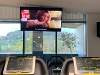 screens on all exercise bikes and in suite