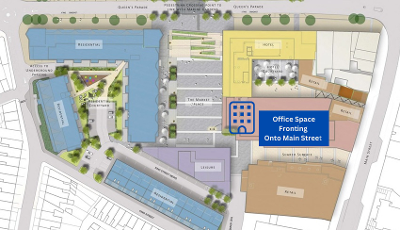 Office Accommodation in Queen's Parade Site Plan
