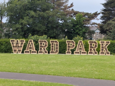 Image of wooden bug hotel 