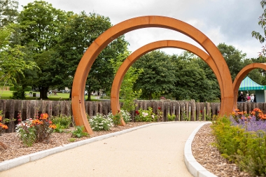 Image of the Dementia Friendly Sensory Garden 