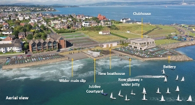 Aerial view with detail 