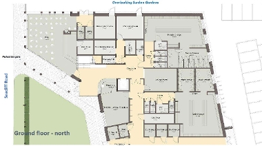 Ground floor north view 