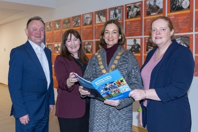 Guests at the launch of the Launch of Getting Active, Staying Active - Leisure Strategy 2025-2034