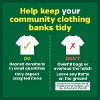 Keep community clothing banks tidy!