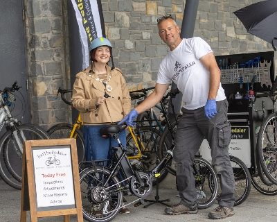 Deputy Mayor with Jon The Pedaler