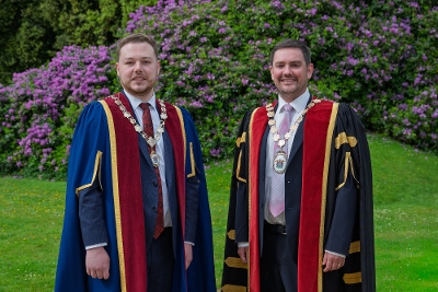 Annual Meeting 2026 - (L-R) Deputy Mayor James Cochrane and Mayor Craig Blaney